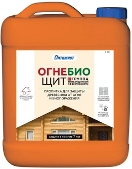 Пропитка Оптимист C403 д/дерева Огнебиощит бесцветный 5л