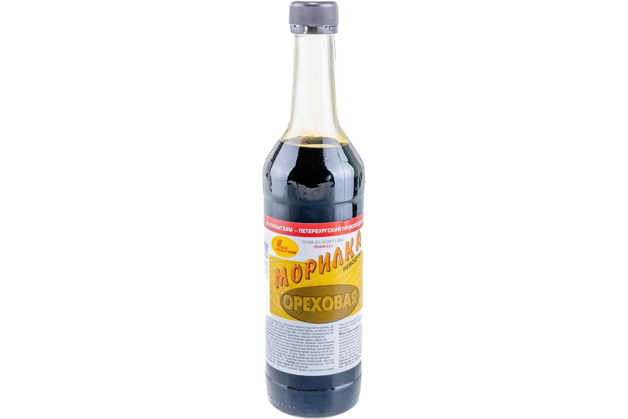 Морилка Новоколор ореховая 0,5л