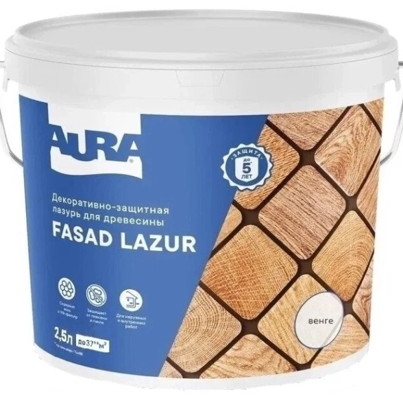 Антисептик Aura Fasad Lazur венге 2,5л