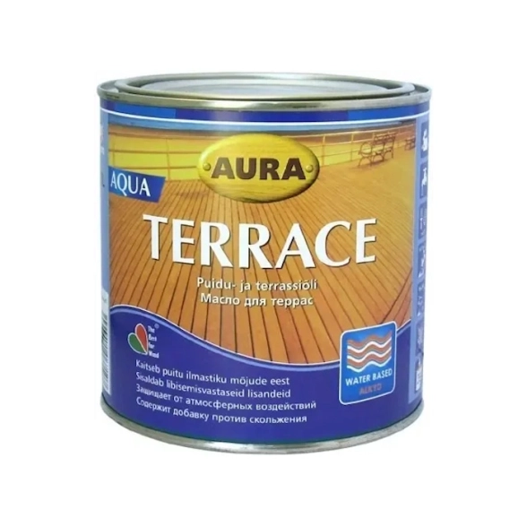 Масло для террас Aura Terrace Aqua 0,9л