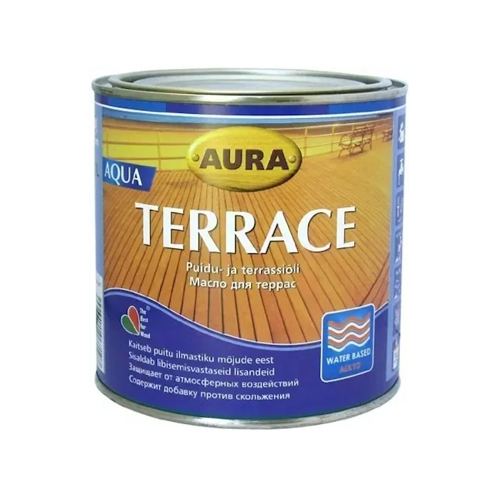 Масло для террас Aura Terrace Aqua 0,9л