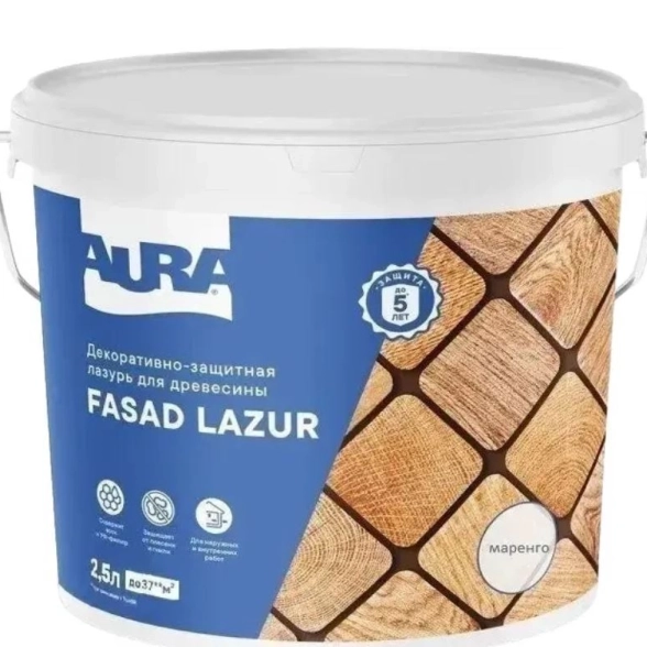 Антисептик Aura Fasad Lazur маренго 2,5л