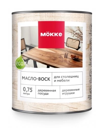 Масло-воск д/столешниц/мебели MOKKE палисандр 0,75л