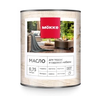 Масло д/террас MOKKE белый 0,75л