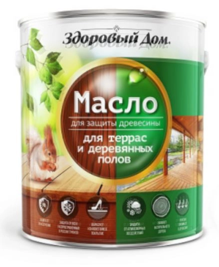 СО Масло Здоровый Дом д/террас/дер.полов тик 0,75л