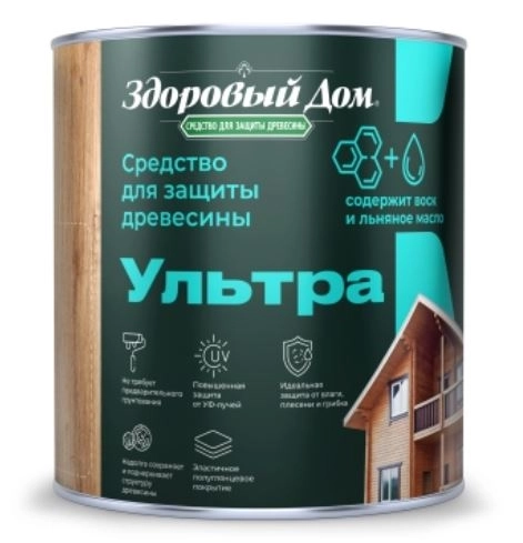 Антисептик Здоровый Дом Ультра Орех 0,8л
