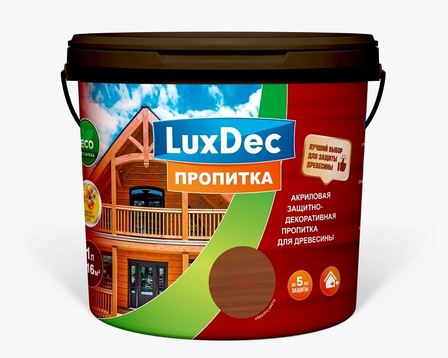 Пропитка для дерева LUXDEC ель 1л