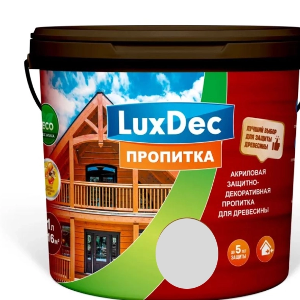 Пропитка для дерева LUXDEC б/цв 5л