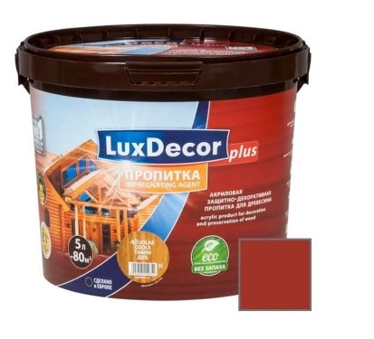 Пропитка для дерева LUXDEC махагон 5л