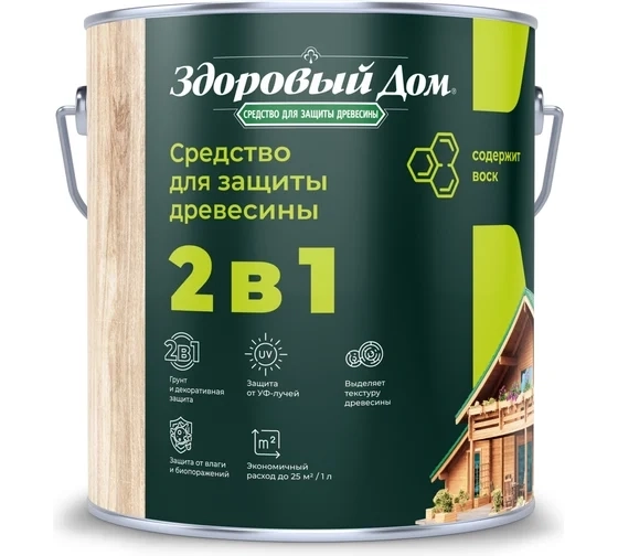 Антисептик Здоровый Дом 2в1 Тик 2,7л