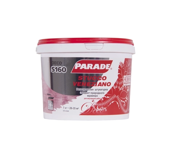 Штукатурка PARADE S160 белый 7кг