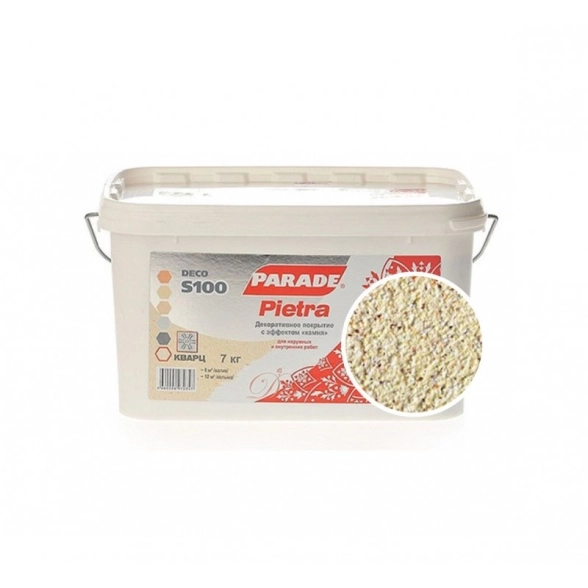 Штукатурка PARADE S100 янтарь 7кг
