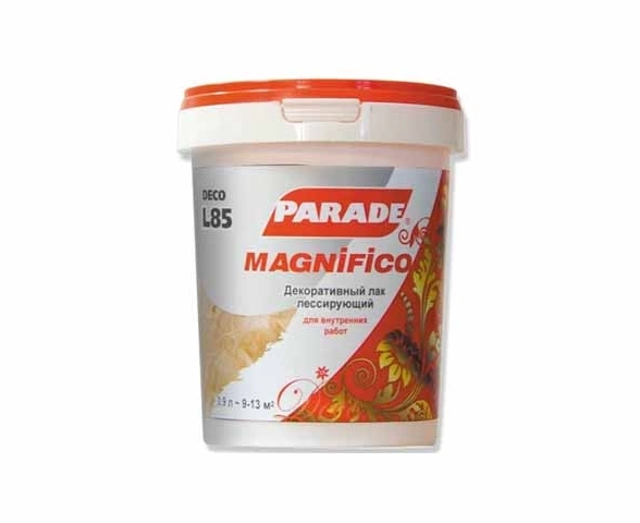 Лак декоративный Parade L85Magnifico сер. 0,9кг