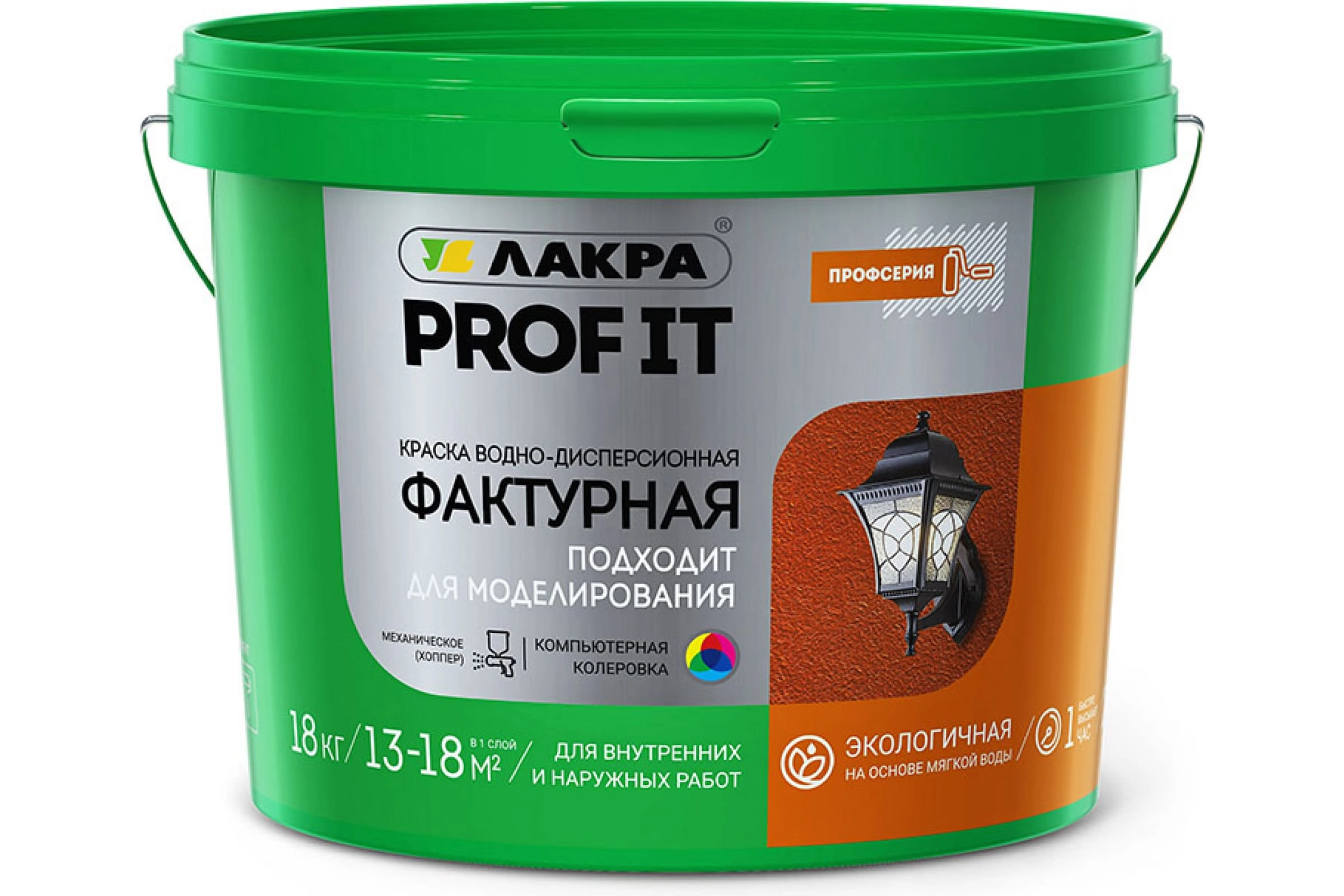 Краска Лакра фактурная PROF IT 18кг