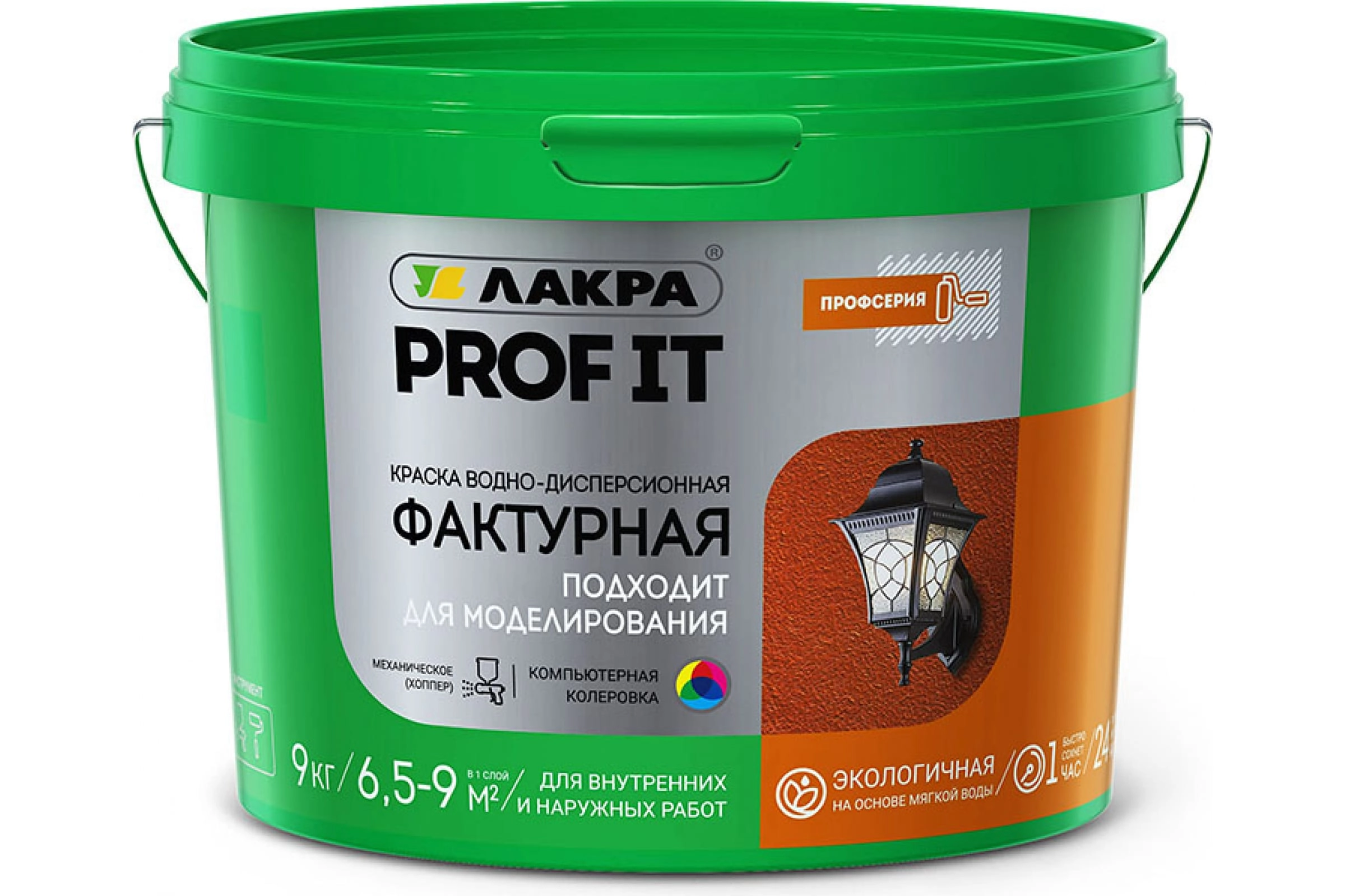 Краска Лакра фактурная PROF IT 9кг