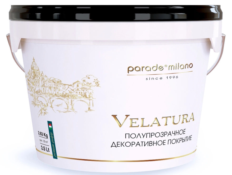 Декоративное покрытие лессирующее PARADE Velatura 2,5л