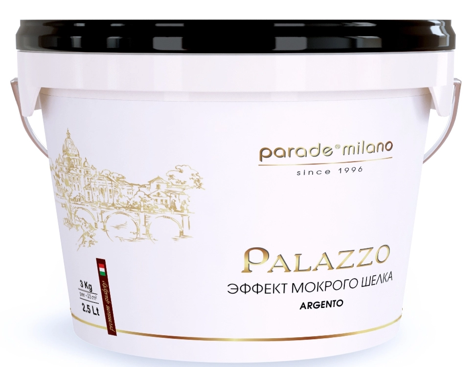 Декоративное покрытие PARADE Palazzo 2,5л эф.мокр.шелк