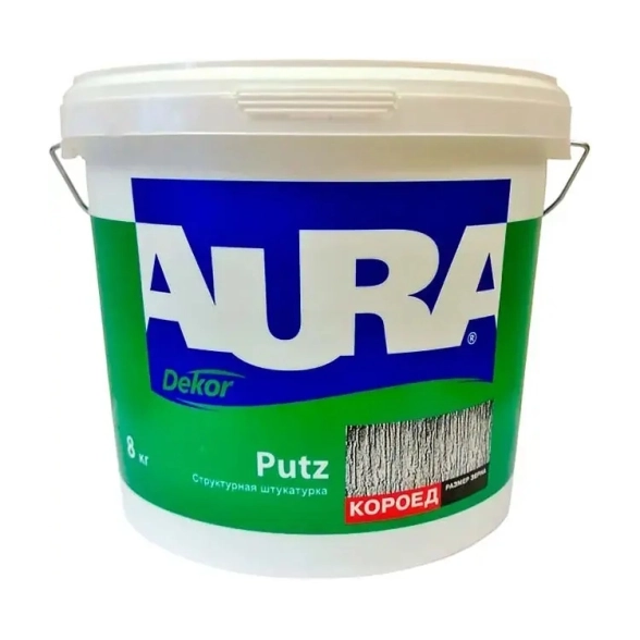 Декоративная штукатурка Aura Dekor Putz короед 3мм 8кг