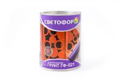 Грунтовка ГФ-021 СВЕТОФОР быстросохнущая серая 1,9кг