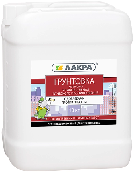 Грунтовка Лакра акрил универ/глуб.пр.10кг