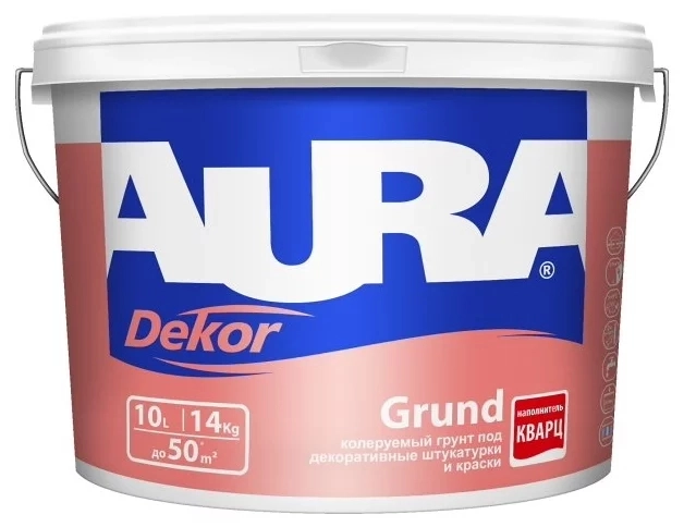 Грунтовка AURA DEKOR GRUND под дек.штук./краски колер.14кг