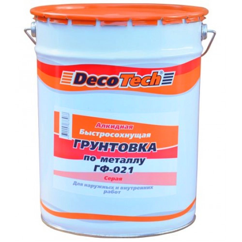 Грунтовка DecoTech ГФ-021серая 0,9кг
