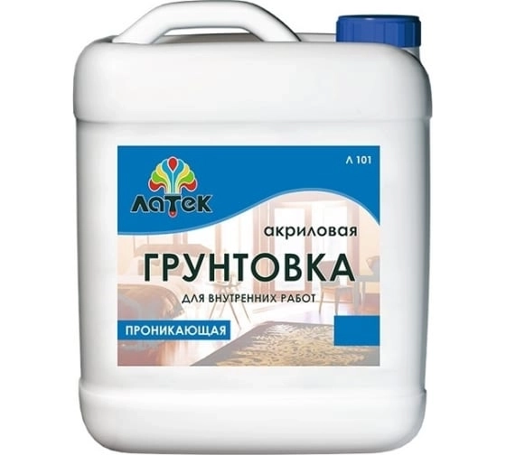 Грунтовка акрил. Латек Л101 вн/раб проник. 5л
