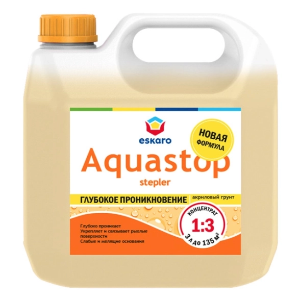Грунт-концентрат 1/3 Eskaro Aquastop Stepler акрл. 3л