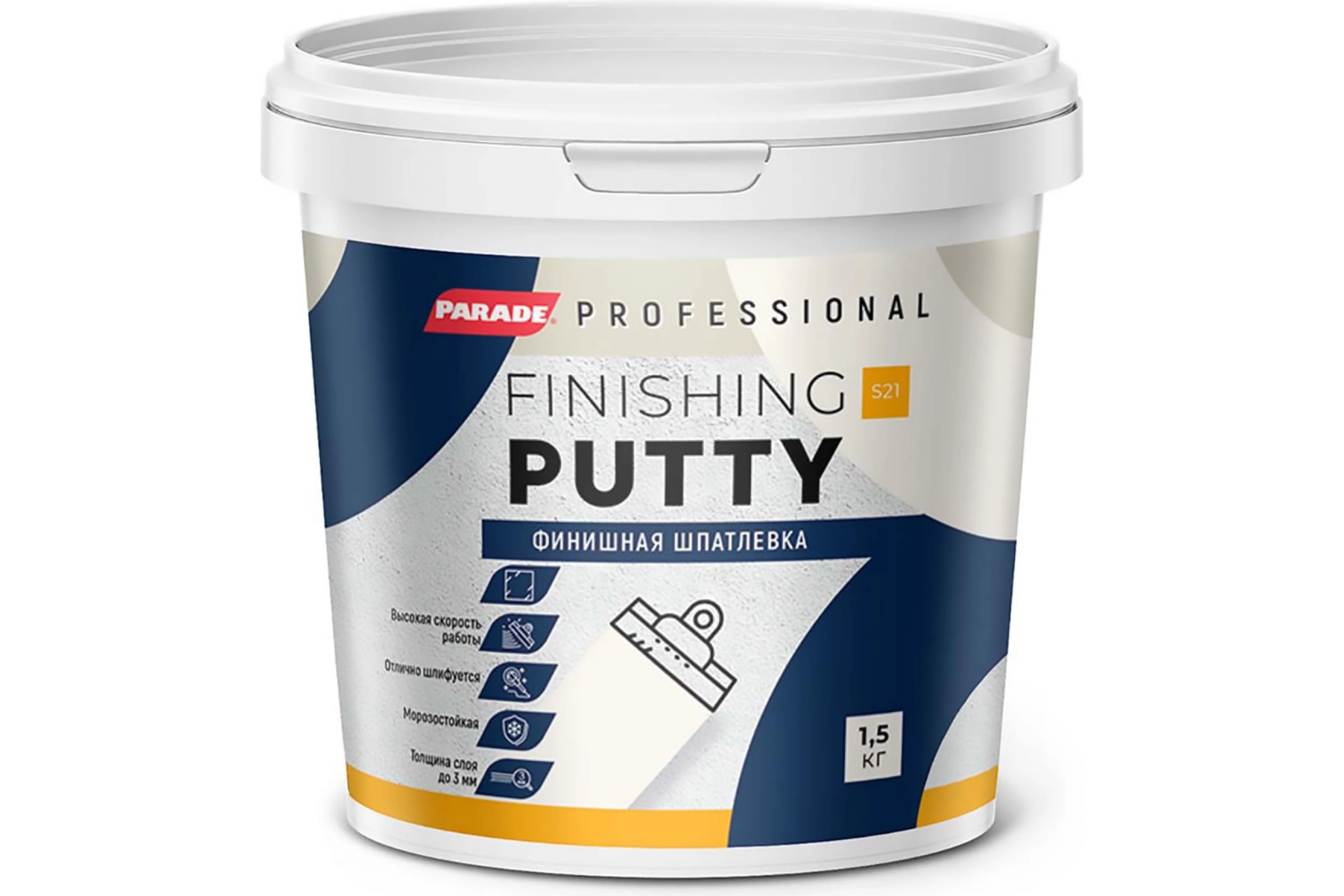 Шпатлевка акрил PARADE PROFESSIONAL S21 финиш 1,5кг