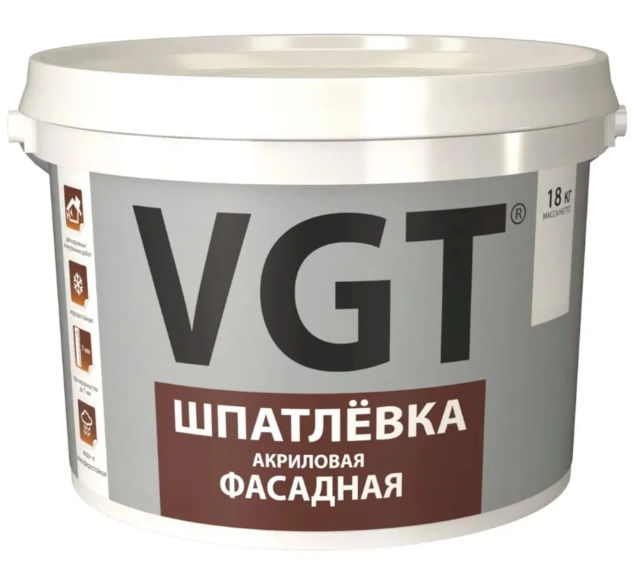 Шпатлевка ВГТ фасадная 18кг