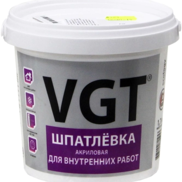 Шпатлевка ВГТ д/внутрен.работ 3.6кг