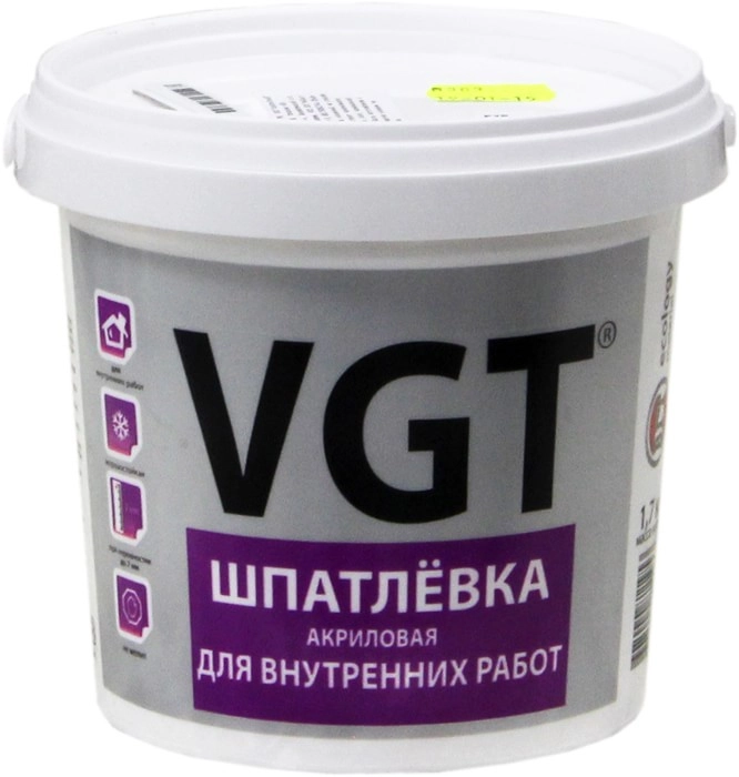 Шпатлевка ВГТ д/внутрен.работ 3.6кг