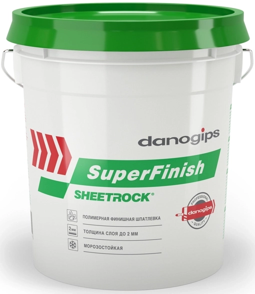 Шпаклевка ДАНОГИПС СуперФиниш готовая 5кг