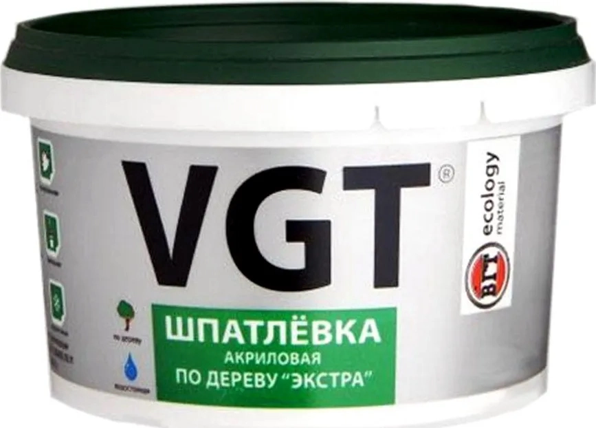 Шпатлевка ВГТ п/дер Экстра белая 0.3кг